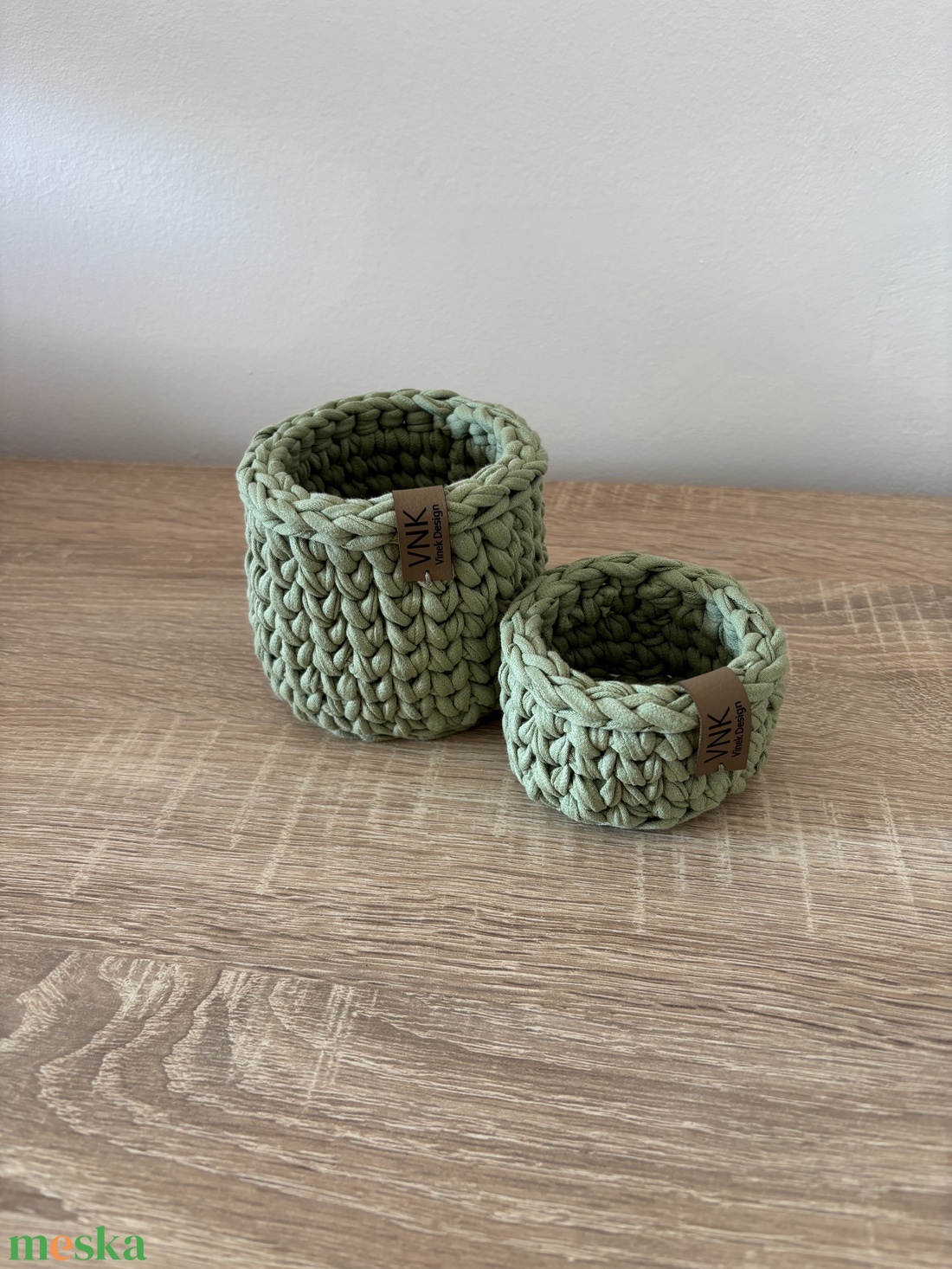 Horgolt tárolók - otthon & életmód - tárolás & rendszerezés - tárolókosár - Meska.hu