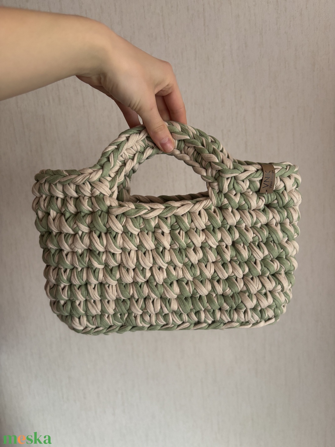 Peony horgolt kézitáska - táska & tok - kézitáska & válltáska - kézitáska - Meska.hu