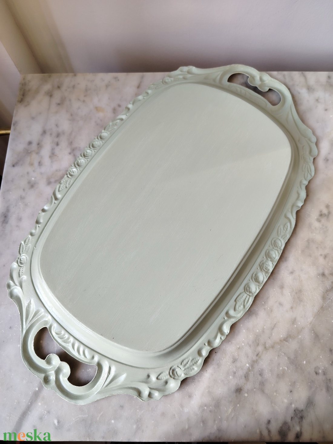 Vintage fém tálca - otthon & életmód - konyhafelszerelés, tálalás - tálalás - tálca - Meska.hu