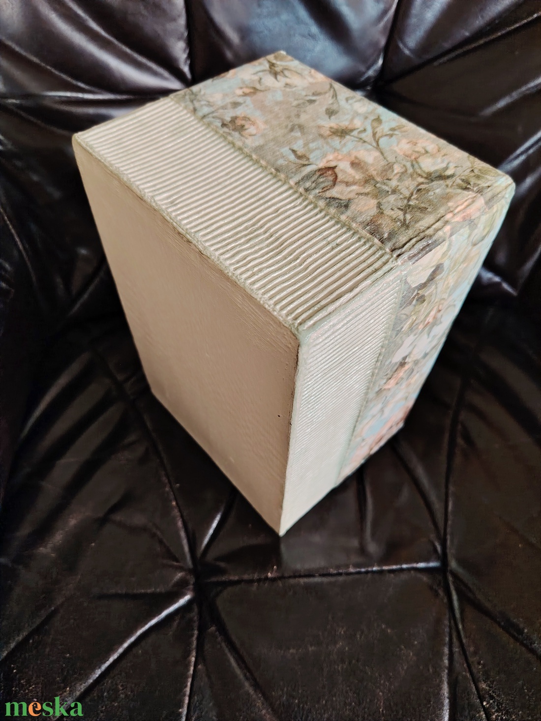 Rózsás tárolódoboz - otthon & életmód - tárolás & rendszerezés - doboz - Meska.hu