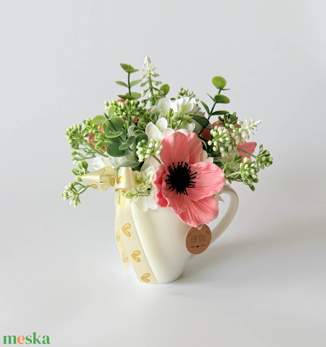 Bögrés asztaldísz - otthon & életmód - dekoráció - asztal és polc dekoráció - asztaldísz - Meska.hu