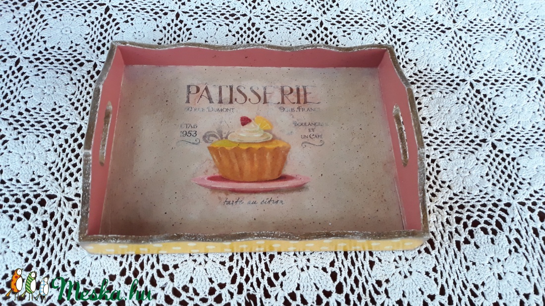 Tálca muffin mintával -  - Meska.hu