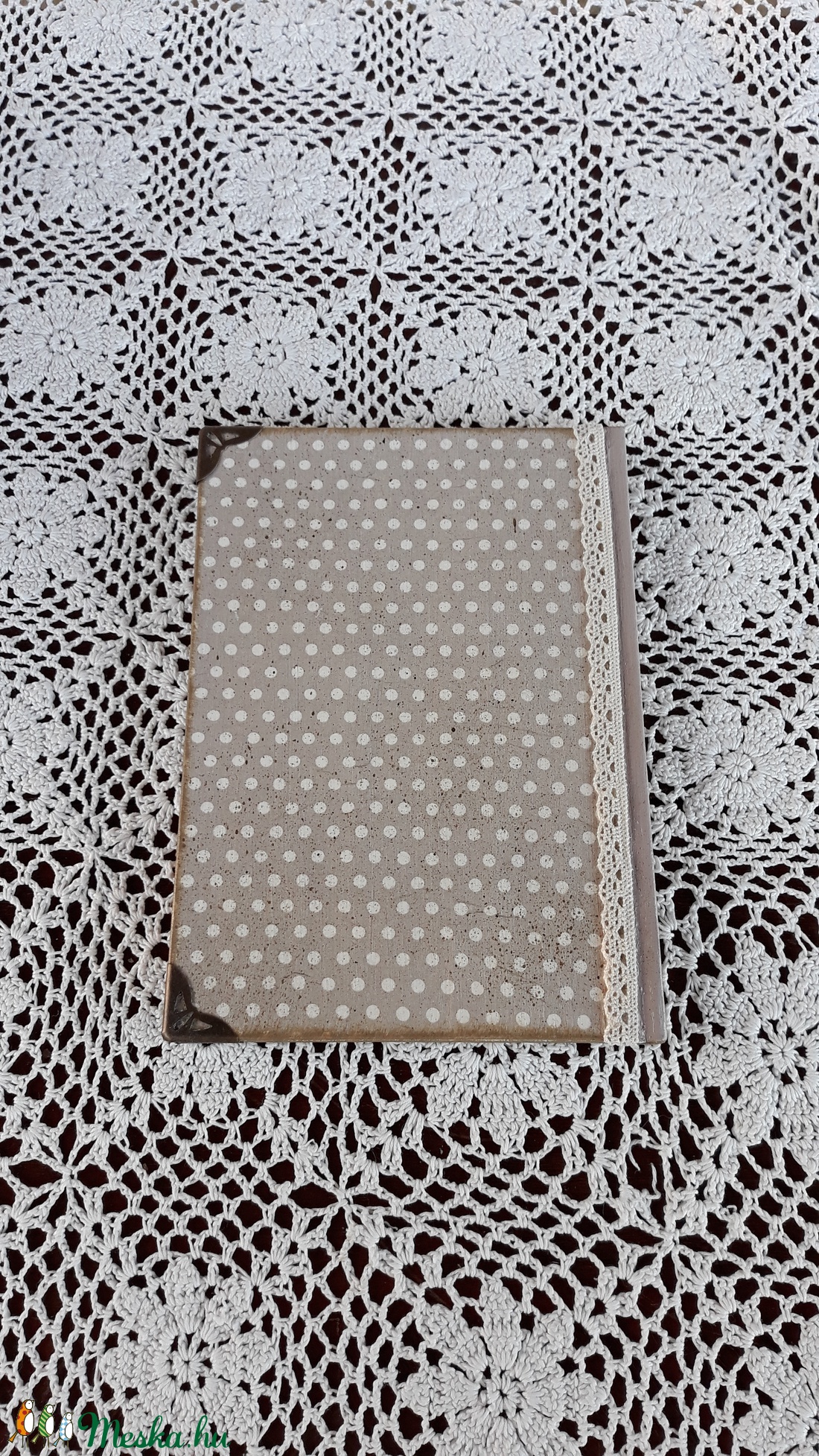 Receptfüzet csokis vintage stílusú mintával - - Meska.hu Receptfüzet csokis vintage stílusú mintával - - Meska.hu
