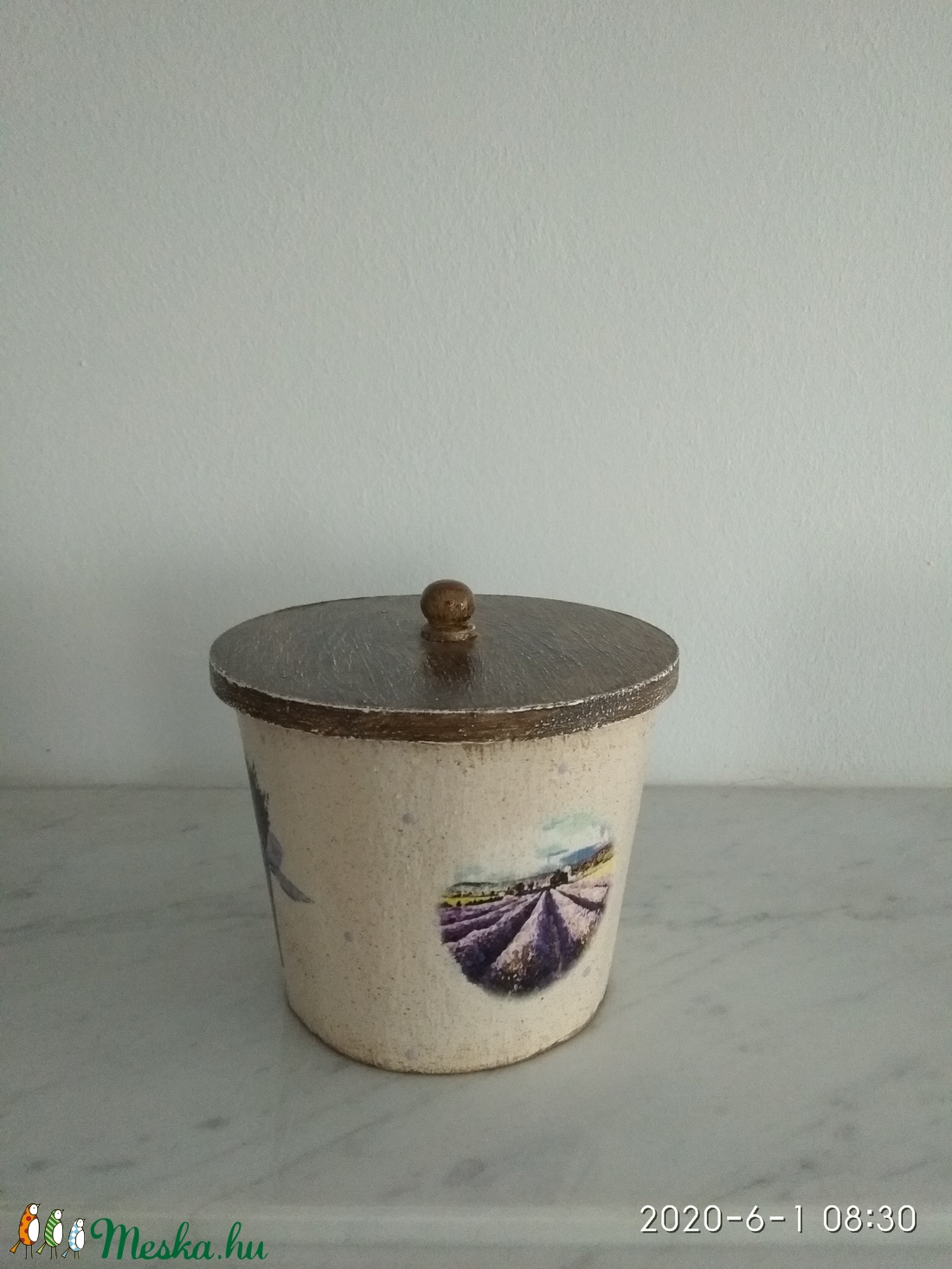 Vintage levendulás tároló doboz/cukortartó/kávétartó/keksz tartó - otthon & életmód - konyhafelszerelés, tálalás - Meska.hu Vintage levendulás tároló doboz/cukortartó/kávétartó/keksz tartó - otthon & életmód - konyhafelszerelés, tálalás - Meska.hu