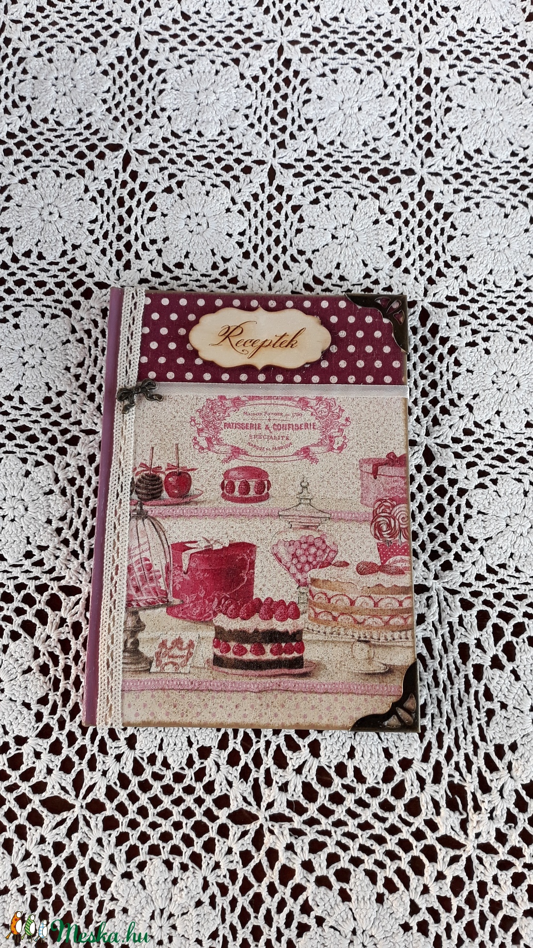 Receptfüzet vintage sütis képpel - otthon & életmód - konyhafelszerelés, tálalás - Meska.hu Receptfüzet vintage sütis képpel - otthon & életmód - konyhafelszerelés, tálalás - Meska.hu