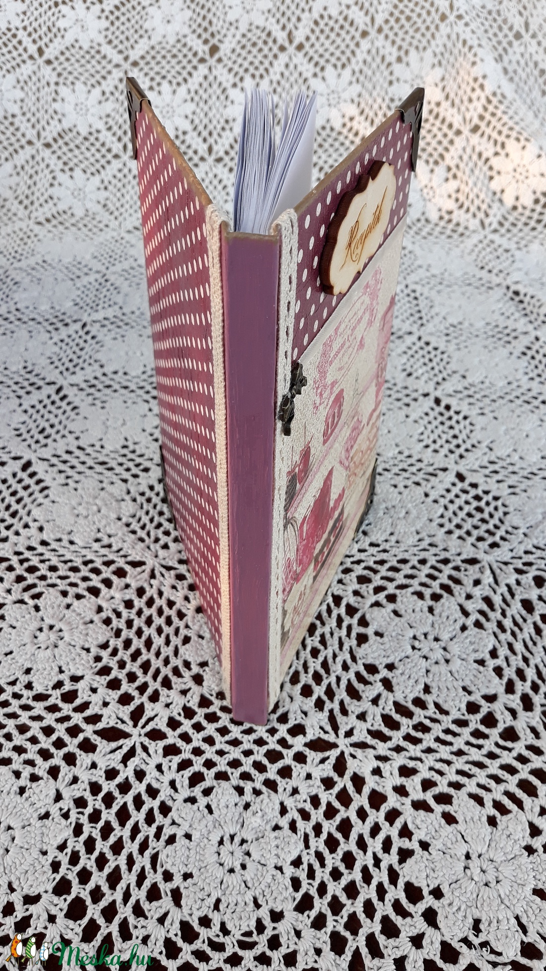 Receptfüzet vintage sütis képpel - otthon & életmód - konyhafelszerelés, tálalás - Meska.hu Receptfüzet vintage sütis képpel - otthon & életmód - konyhafelszerelés, tálalás - Meska.hu