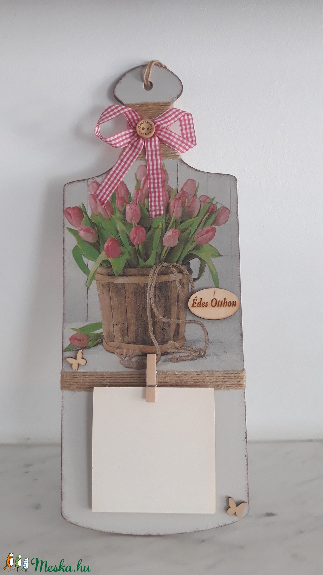 Tulipán mintás üzenő tábla Édes otthon felirattal - otthon & életmód - dekoráció - Meska.hu Tulipán mintás üzenő tábla Édes otthon felirattal - otthon & életmód - dekoráció - Meska.hu