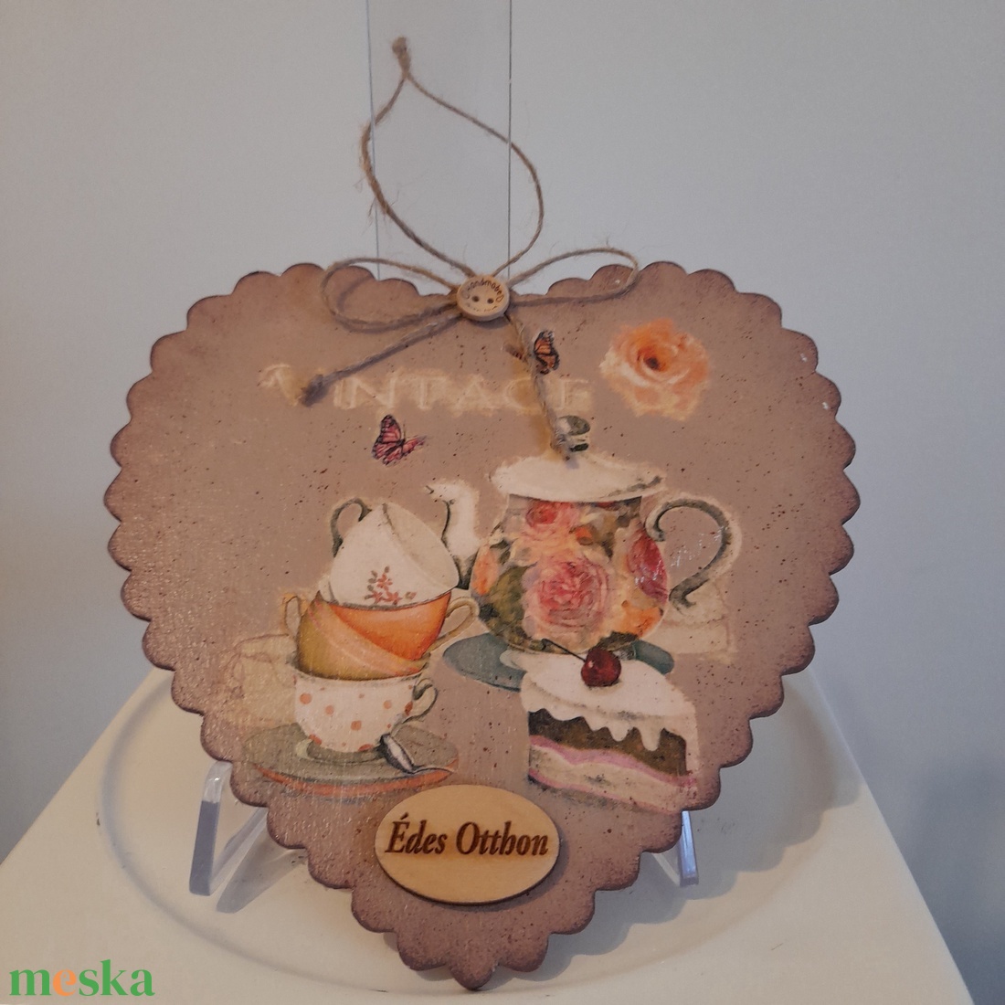 Falidísz vintage mintával - otthon & életmód - dekoráció - virágdísz és tartó - virágbox, virágdoboz - Meska.hu Falidísz vintage mintával - otthon & életmód - dekoráció - virágdísz és tartó - virágbox, virágdoboz - Meska.hu