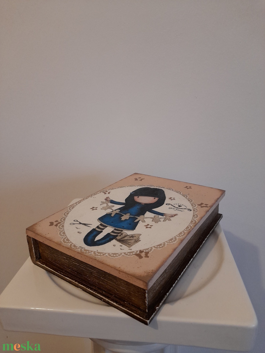  Vintage  stílusú dobozka gyerekeknek - ékszer - ékszertartó - ékszerdoboz - Meska.hu