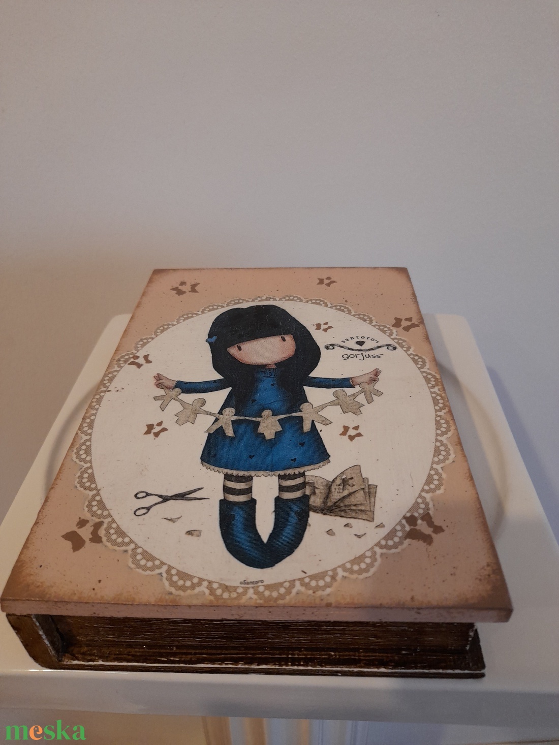  Vintage  stílusú dobozka gyerekeknek - ékszer - ékszertartó - ékszerdoboz - Meska.hu