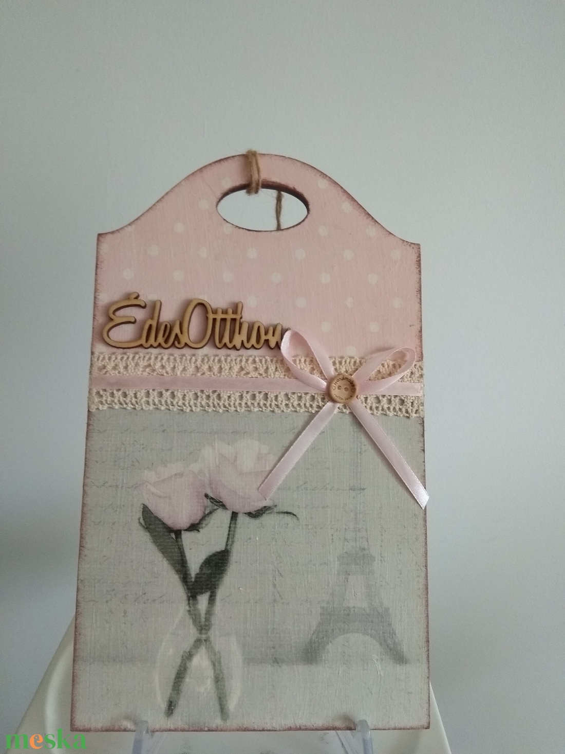 Vintage mintájú fali vagy ajtódísz - otthon & életmód - dekoráció - ajtó- és ablak dekoráció - ajtódísz & kopogtató - Meska.hu