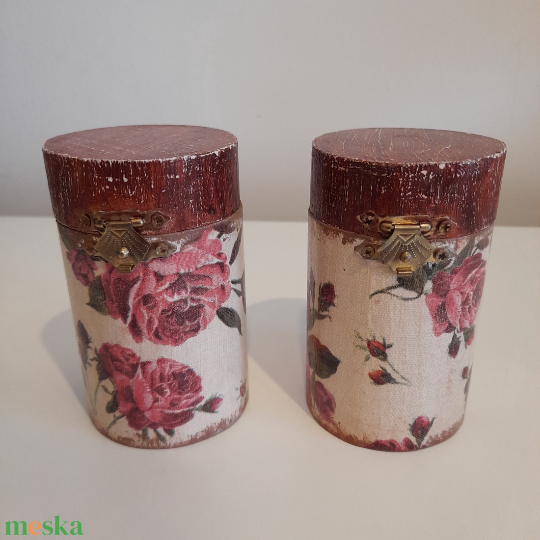  Vintage  stílusú fűszertartó 2 db-os szett - ékszer - ékszertartó - ékszerdoboz - Meska.hu
