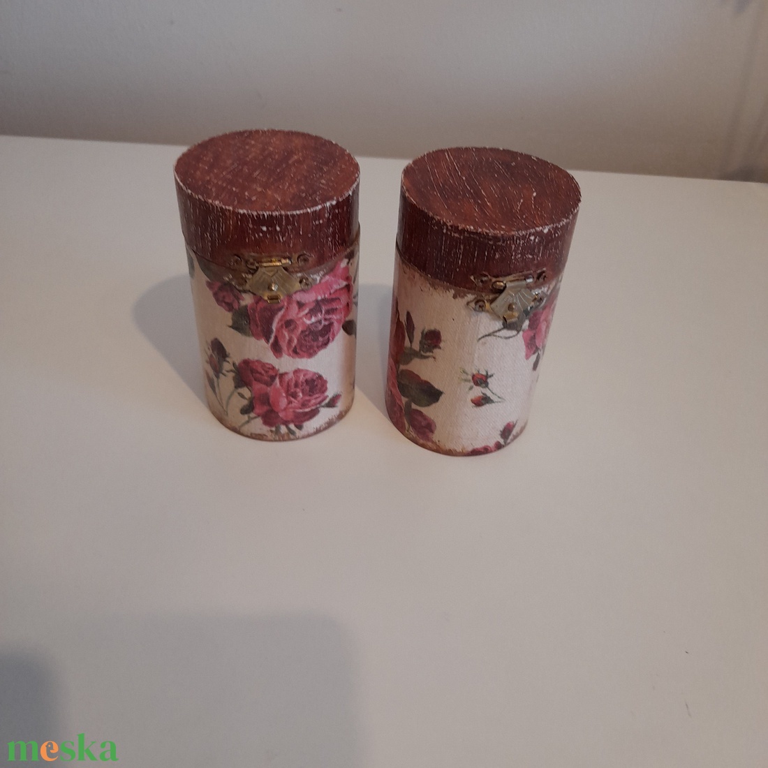  Vintage  stílusú fűszertartó 2 db-os szett - ékszer - ékszertartó - ékszerdoboz - Meska.hu