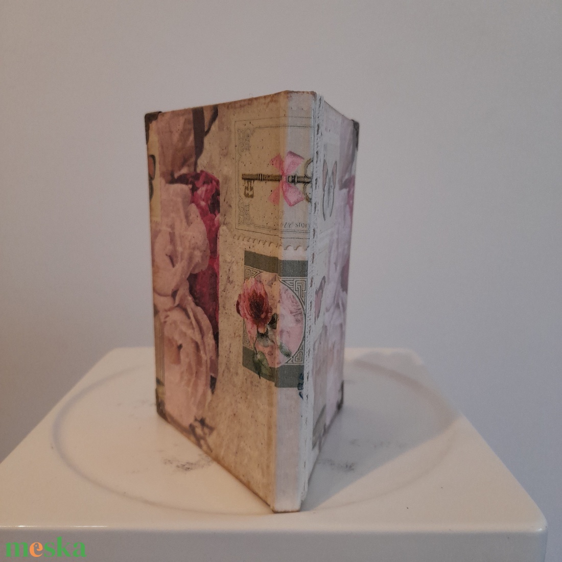 Notesz, jegyzetfüzet mintával a vintage jegyében - otthon & életmód - konyhafelszerelés, tálalás - sütés, főzés - receptfüzet - Meska.hu