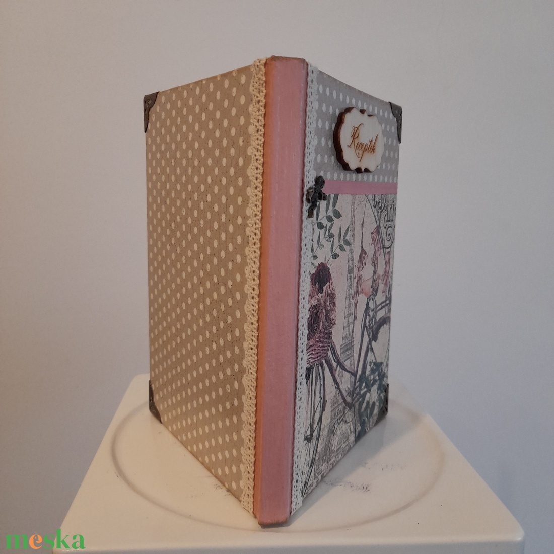 Receptfüzet párizsi mintával a vintage jegyében - otthon & életmód - konyhafelszerelés, tálalás - sütés, főzés - receptfüzet - Meska.hu Receptfüzet párizsi mintával a vintage jegyében - otthon & életmód - konyhafelszerelés, tálalás - sütés, főzés - receptfüzet - Meska.hu