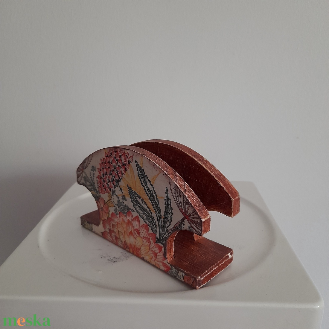  Vintage  stílusú szalvéta tartó fából - ékszer - ékszertartó - ékszerdoboz - Meska.hu