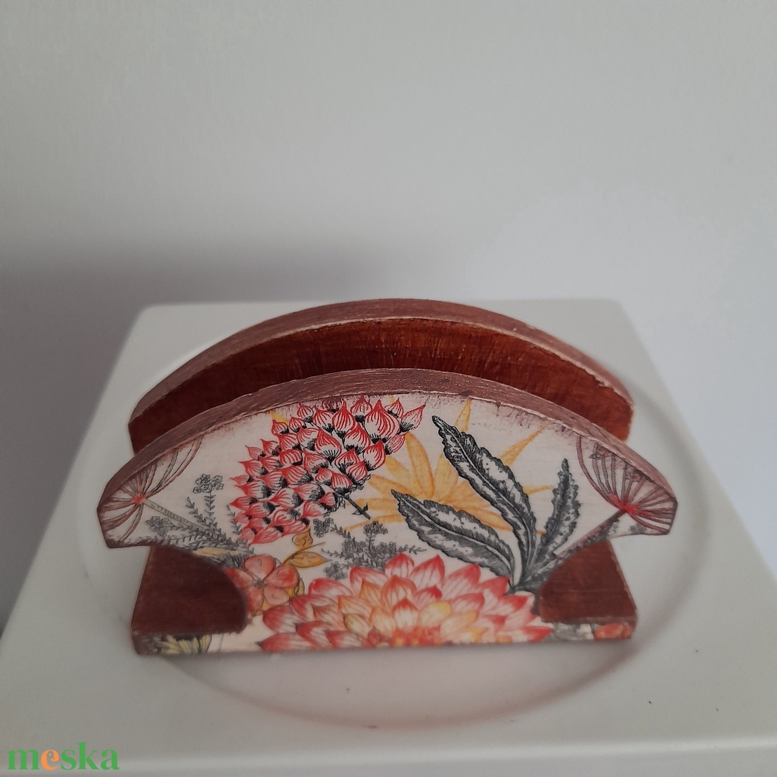  Vintage  stílusú szalvéta tartó fából - ékszer - ékszertartó - ékszerdoboz - Meska.hu