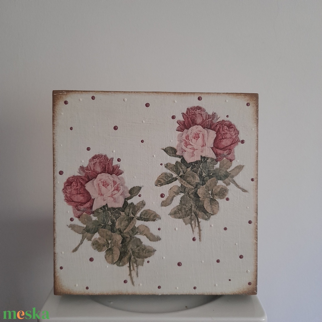  Vintage  stílusú nagy méretű  tároló doboz/ varrós doboz - ékszer - ékszertartó - ékszerdoboz - Meska.hu