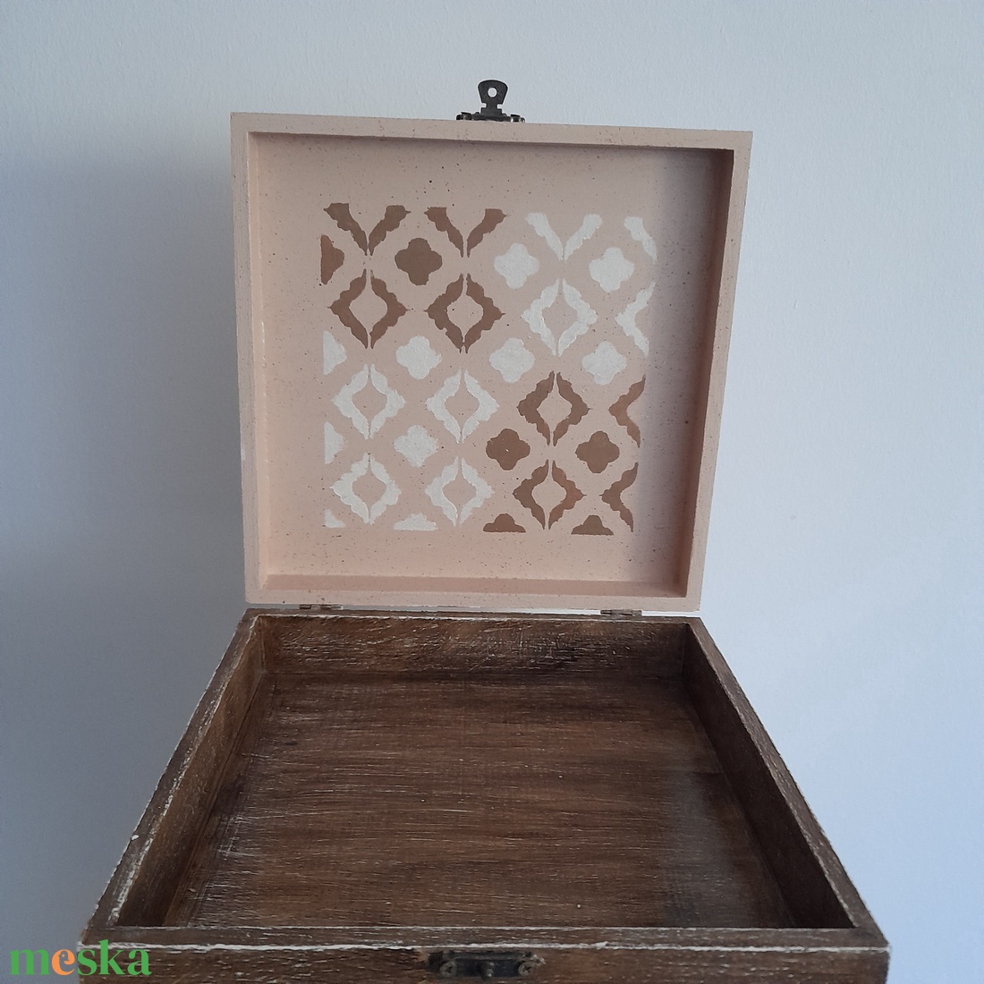  Vintage  stílusú nagy méretű  tároló doboz/ varrós doboz - ékszer - ékszertartó - ékszerdoboz - Meska.hu