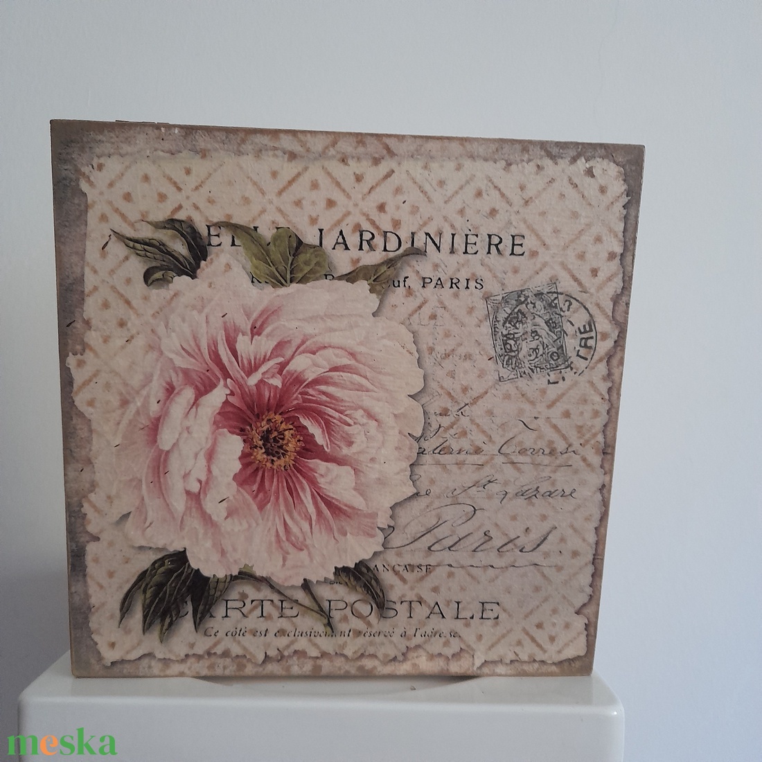  Vintage  stílusú nagy méretű  tároló doboz/ varrós doboz - ékszer - ékszertartó - ékszerdoboz - Meska.hu