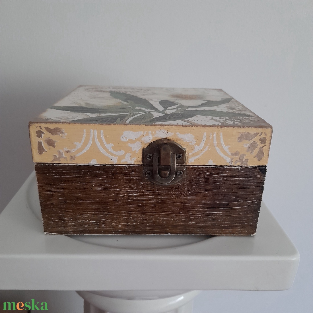 Vintage virág mintás teafiltertartó doboz/varrós doboz - otthon & életmód - konyhafelszerelés, tálalás - konyhai tárolás - tea & kávé tárolás - Meska.hu Vintage virág mintás teafiltertartó doboz/varrós doboz - otthon & életmód - konyhafelszerelés, tálalás - konyhai tárolás - tea & kávé tárolás - Meska.hu