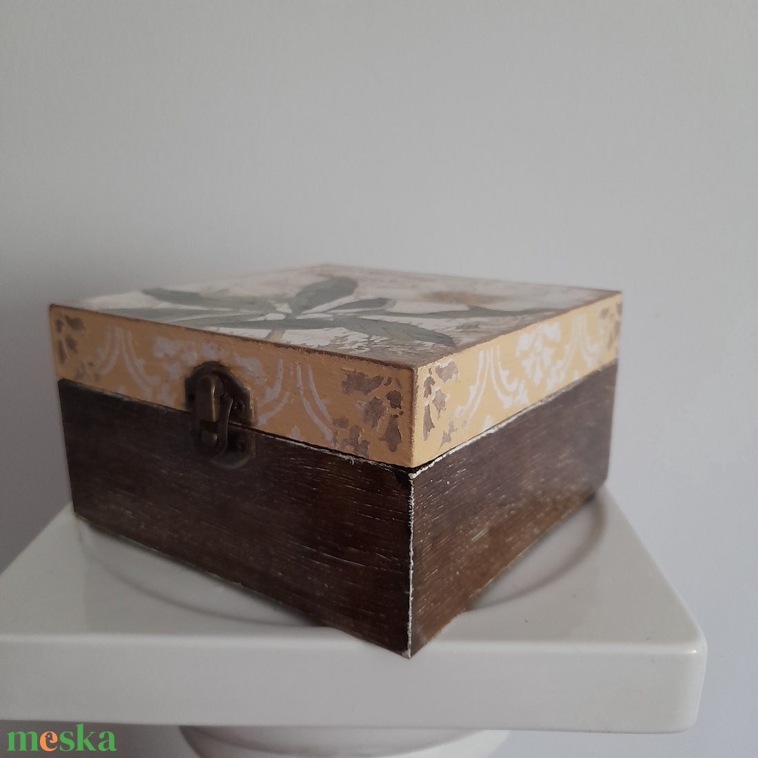 Vintage virág mintás teafiltertartó doboz/varrós doboz - otthon & életmód - konyhafelszerelés, tálalás - konyhai tárolás - tea & kávé tárolás - Meska.hu Vintage virág mintás teafiltertartó doboz/varrós doboz - otthon & életmód - konyhafelszerelés, tálalás - konyhai tárolás - tea & kávé tárolás - Meska.hu
