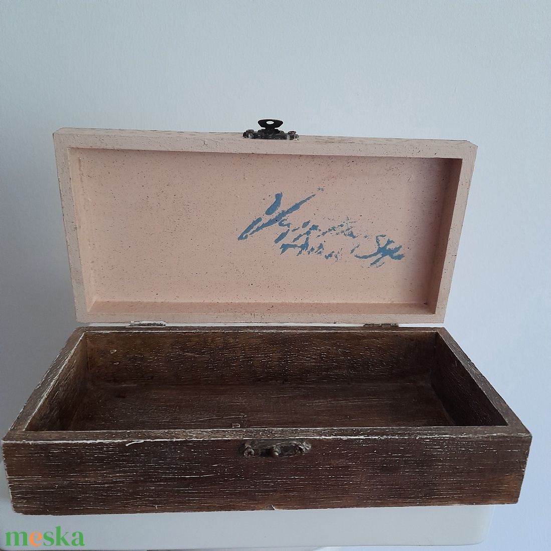  Vintage virág mintás recept tartó/ ékszertartó doboz/varrós doboz/fényképtartó doboz - ékszer - ékszertartó - ékszerdoboz - Meska.hu