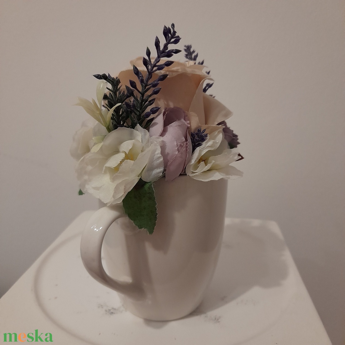  Virágbox / asztaldísz kerámia kaspóban - otthon & életmód - dekoráció - Meska.hu