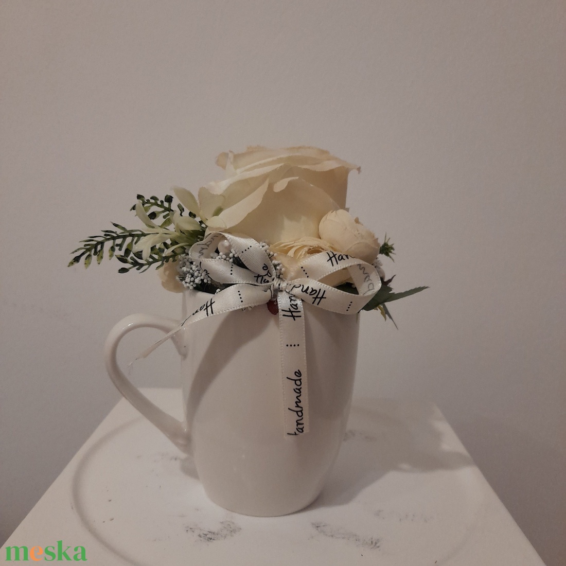  Virágbox / asztaldísz kerámia kaspóban - otthon & életmód - dekoráció - Meska.hu