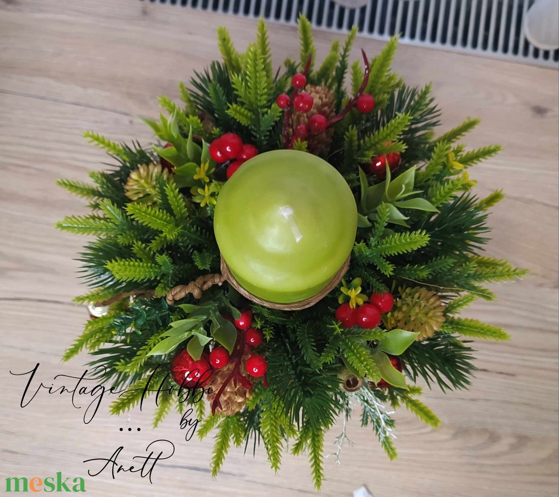 Karácsonyi dekor - otthon & életmód - dekoráció - asztal és polc dekoráció - asztaldísz - Meska.hu