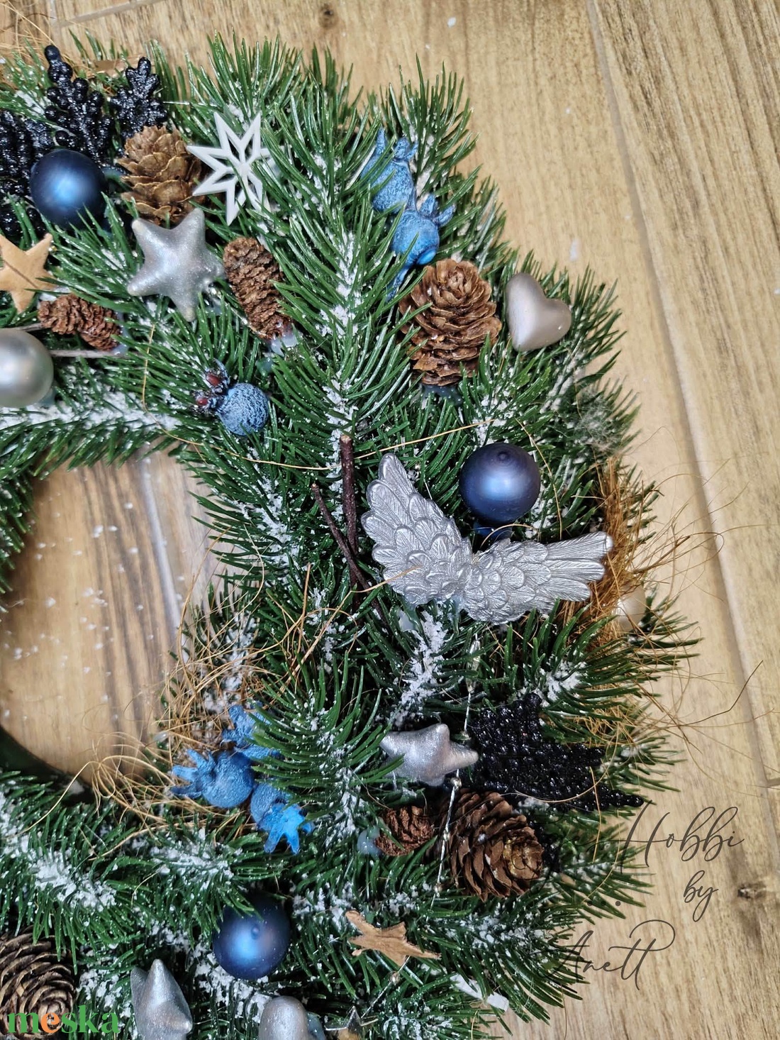 Karácsonyi ajtódísz - karácsony - karácsonyi lakásdekoráció - karácsonyi ajtódíszek - Meska.hu