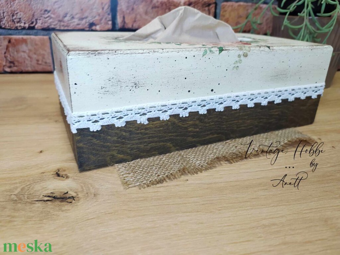 Zsebkendő tartó - otthon & életmód - tárolás & rendszerezés - zsebkendőtartó - Meska.hu