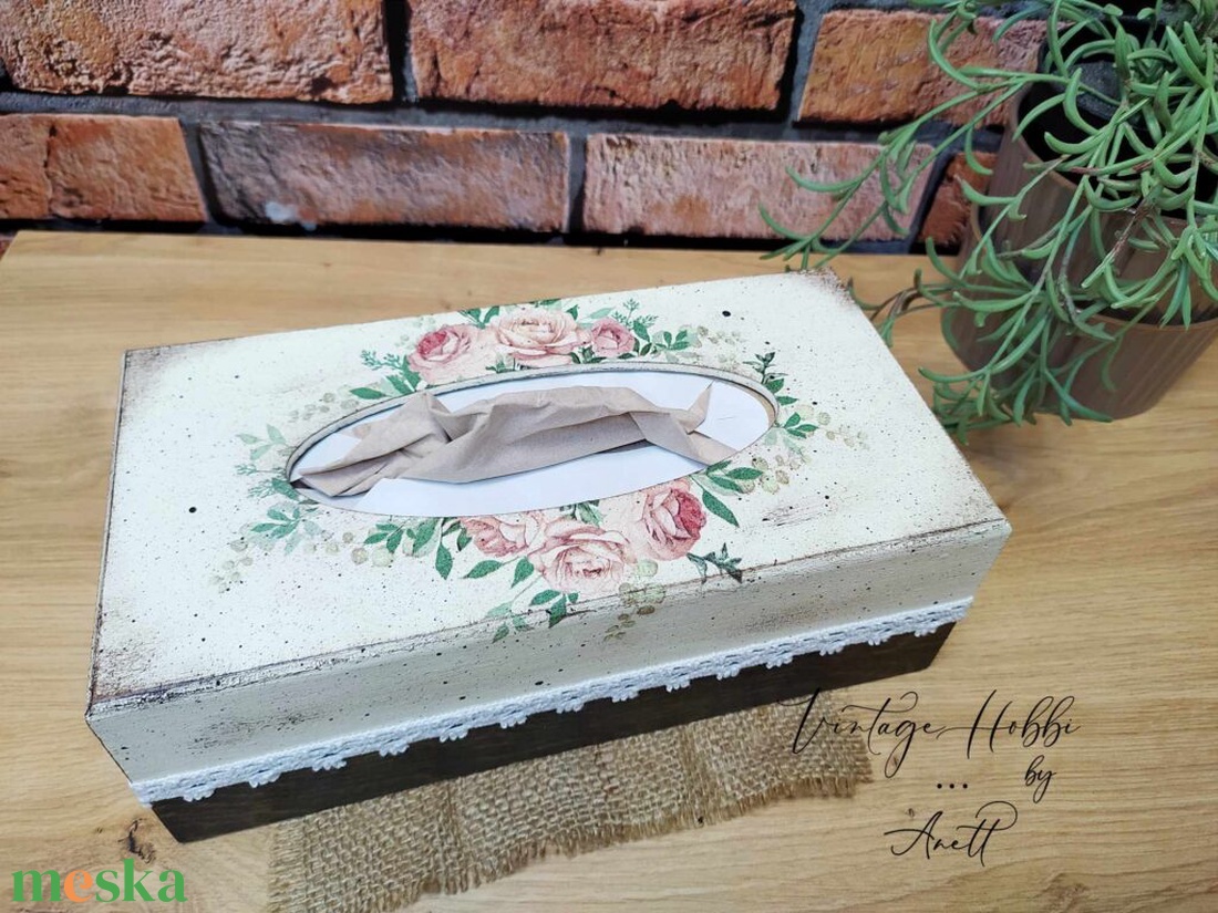 Zsebkendő tartó - otthon & életmód - tárolás & rendszerezés - zsebkendőtartó - Meska.hu