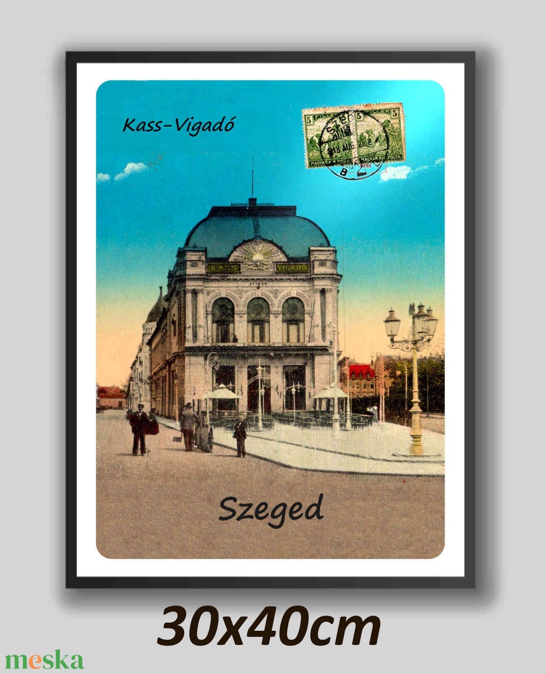 Szeged Kass Vigadó Plakát 1918-as bélyegzéssel - otthon & életmód - dekoráció - kép & falikép - plakát - Meska.hu Szeged Kass Vigadó Plakát 1918-as bélyegzéssel - otthon & életmód - dekoráció - kép & falikép - plakát - Meska.hu