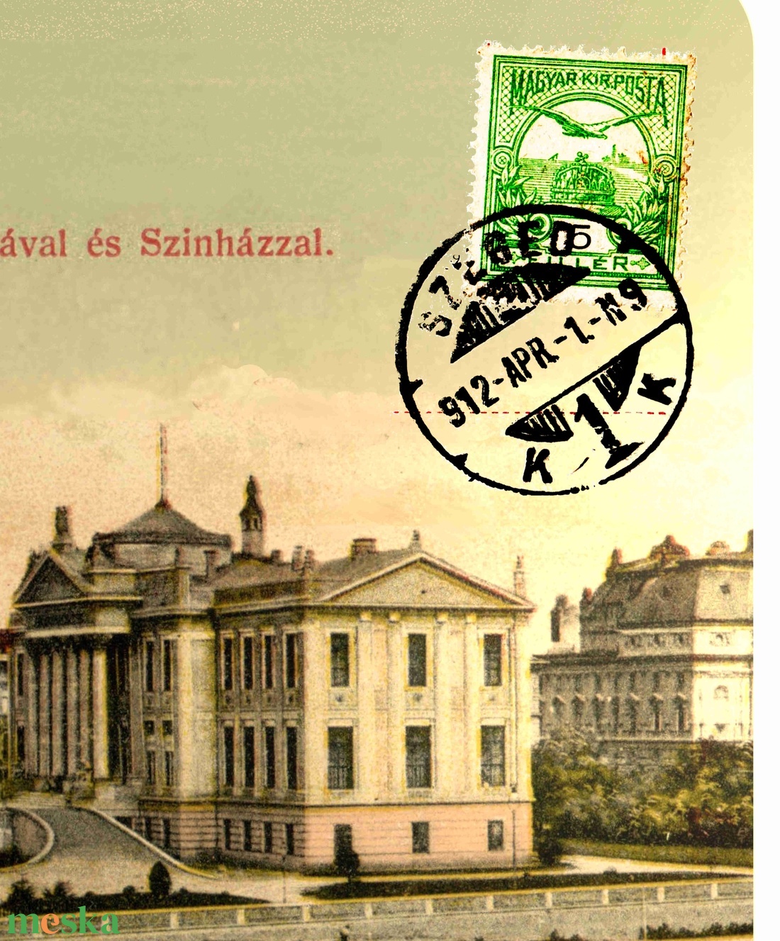 Szeged Tiszaparti részlet Plakát 1912-es bélyegzéssel - otthon & életmód - dekoráció - kép & falikép - plakát - Meska.hu Szeged Tiszaparti részlet Plakát 1912-es bélyegzéssel - otthon & életmód - dekoráció - kép & falikép - plakát - Meska.hu