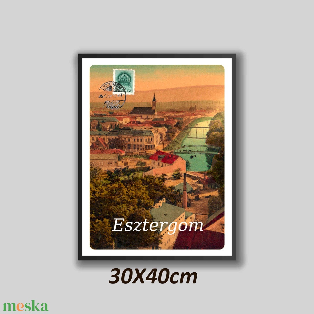 Esztergomot 1917-ben ábrázoló plakát - otthon & életmód - dekoráció - kép & falikép - plakát - Meska.hu Esztergomot 1917-ben ábrázoló plakát - otthon & életmód - dekoráció - kép & falikép - plakát - Meska.hu
