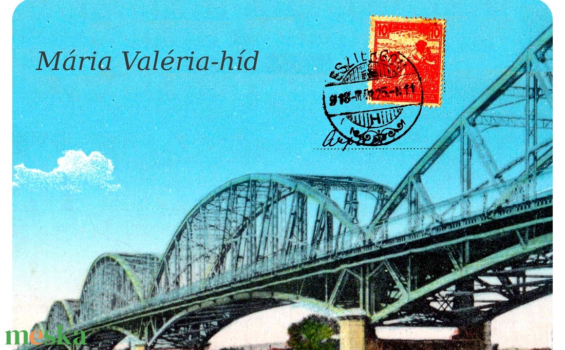 Az Esztergomi Mária Valéria hidat 1918-ban ábrázoló falikép - otthon & életmód - dekoráció - kép & falikép - plakát - Meska.hu Az Esztergomi Mária Valéria hidat 1918-ban ábrázoló falikép - otthon & életmód - dekoráció - kép & falikép - plakát - Meska.hu