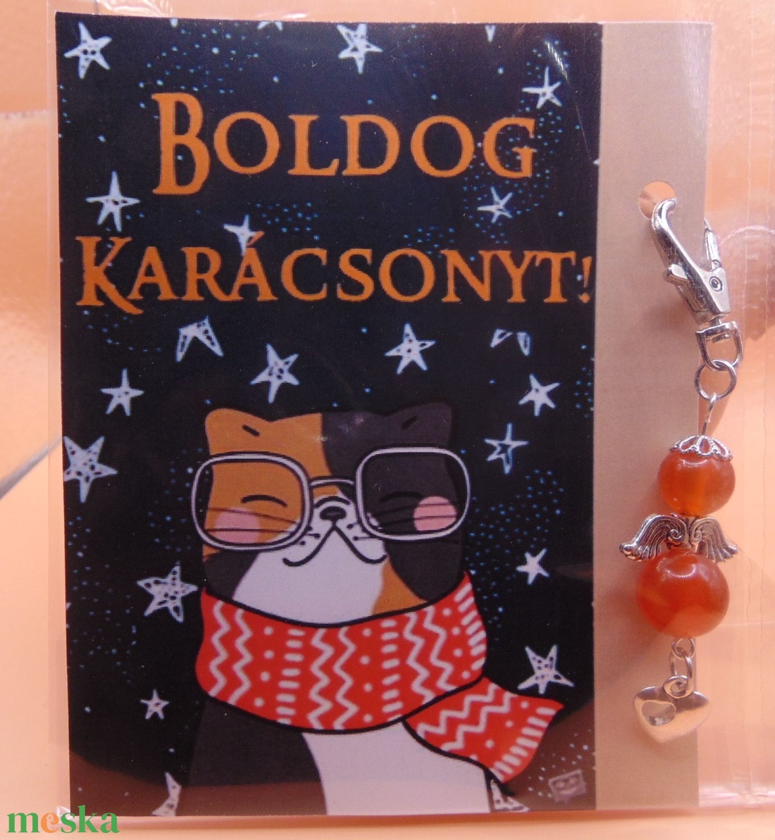 Karneol ásvány angyalkás kulcstartó karácsonyi ajándékkártyával - táska & tok - kulcstartó & táskadísz - kulcstartó - Meska.hu Karneol ásvány angyalkás kulcstartó karácsonyi ajándékkártyával - táska & tok - kulcstartó & táskadísz - kulcstartó - Meska.hu