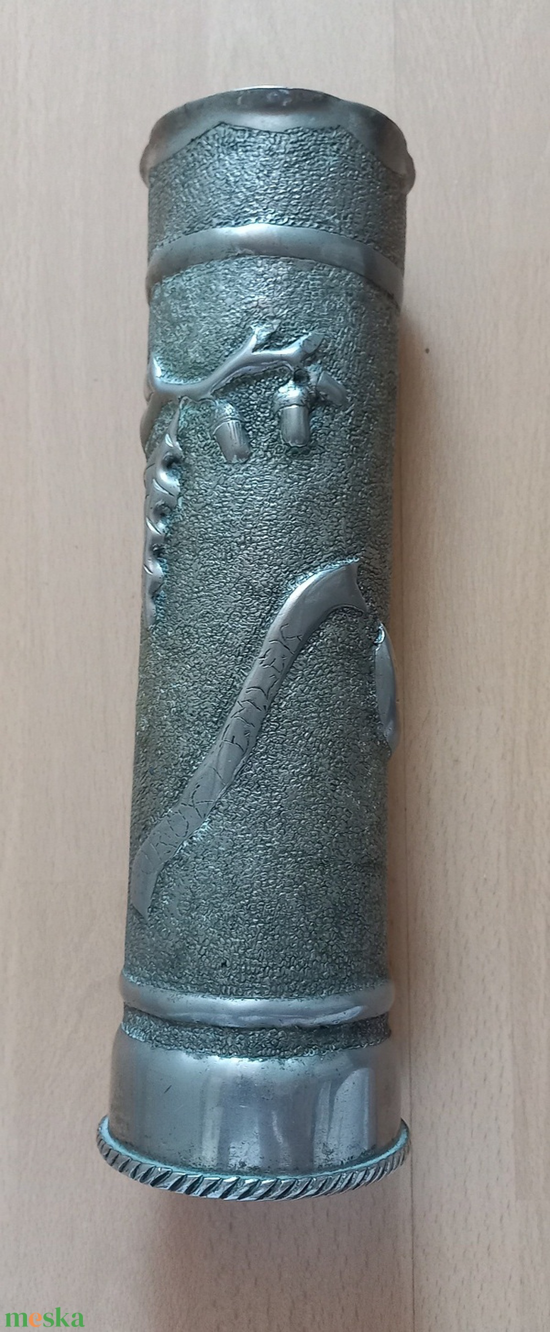 1914 I. Vh. 85 mm töltényhüvely váza  - otthon & életmód - dekoráció - virágdísz és tartó - váza - Meska.hu