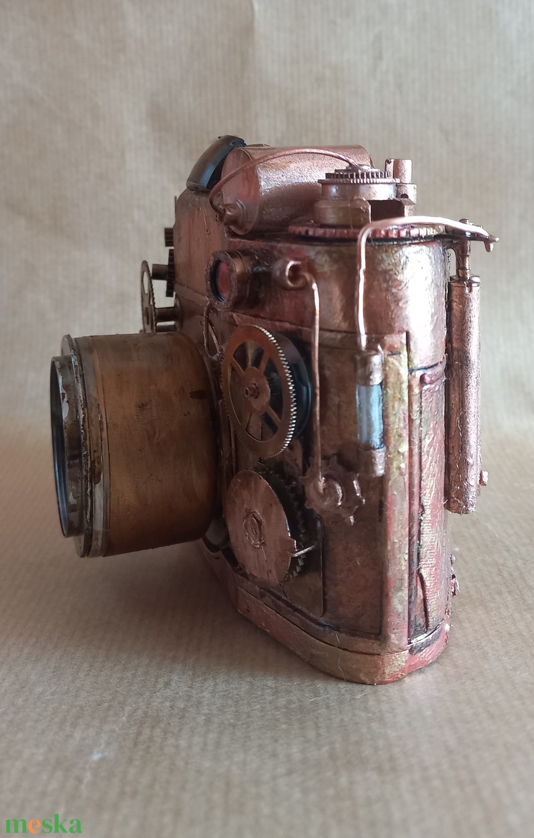 Exa 500 1966 steampunk stilusú fényképezőgép dísz - esküvő - dekoráció - asztaldísz - Meska.hu Exa 500 1966 steampunk stilusú fényképezőgép dísz - esküvő - dekoráció - asztaldísz - Meska.hu