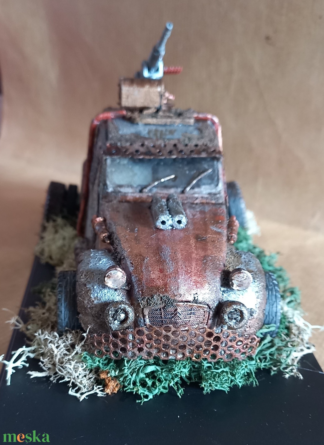 Citron 2 CV 6 Charleston 1982 1:24 Mad Max stilusú dioráma - játék & sport - kisautók, járművek - játékautó - Meska.hu