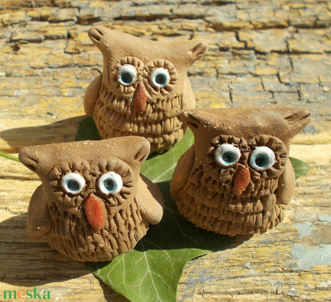 Baglyocskák - otthon & életmód - dekoráció - dísztárgy - dísztárgy - Meska.hu