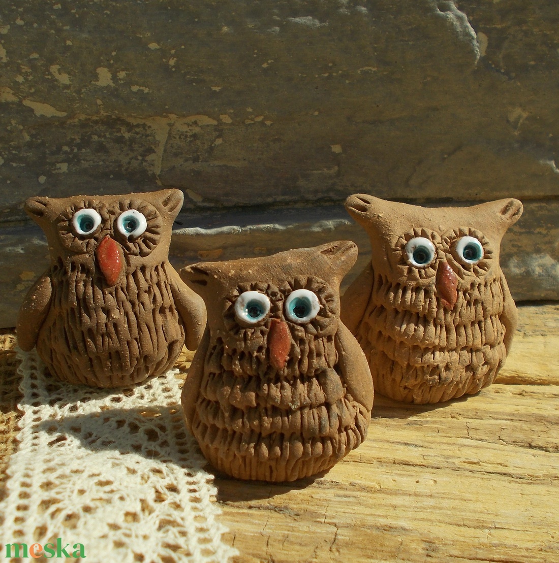 Baglyocskák - otthon & életmód - dekoráció - dísztárgy - dísztárgy - Meska.hu