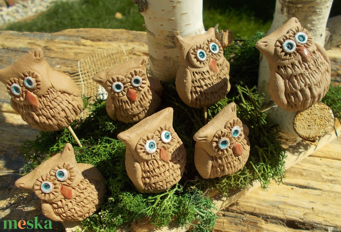 Baglyocskák - otthon & életmód - dekoráció - dísztárgy - dísztárgy - Meska.hu