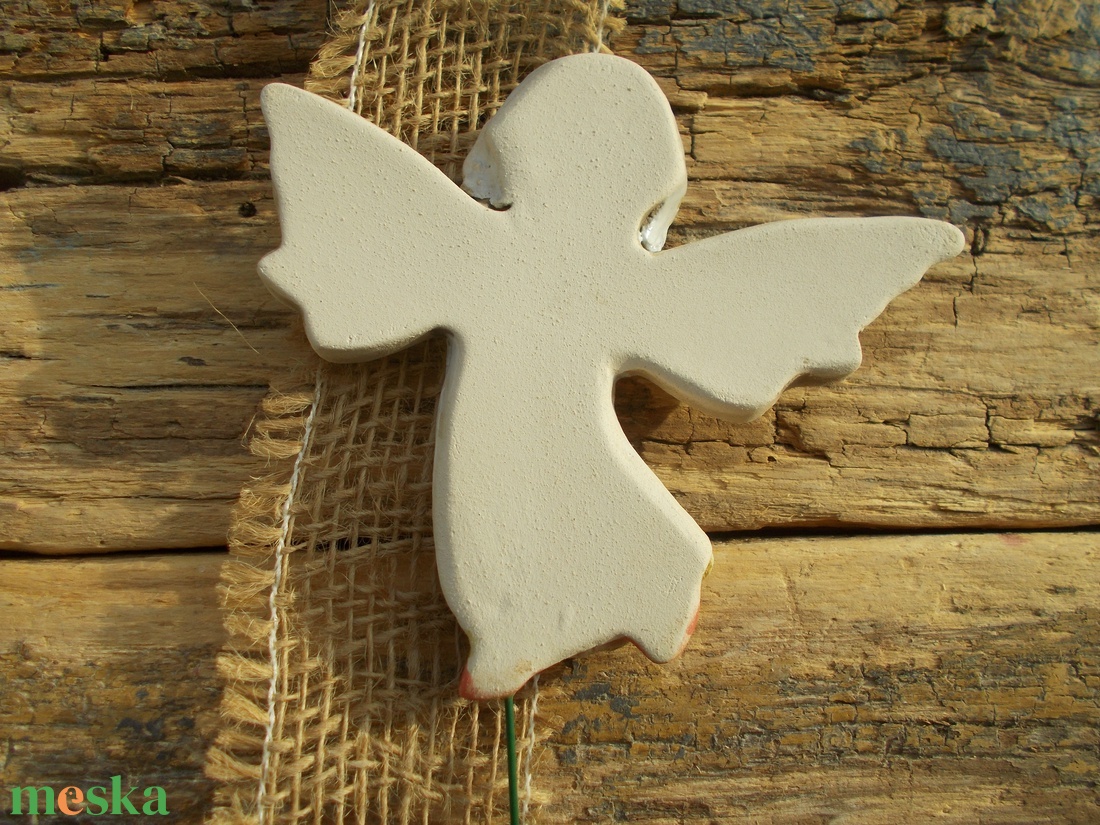 Angyalka - művészet - szobor - kerámia - Meska.hu