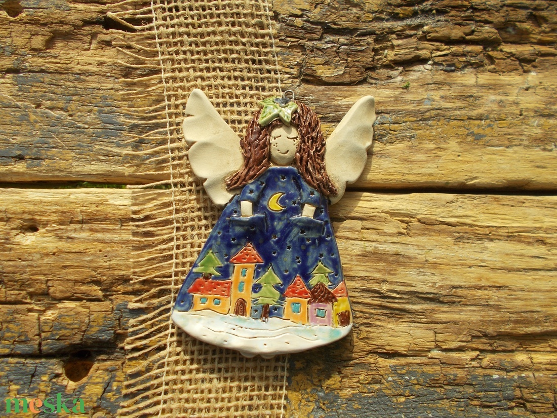 Repülő Angyalka - művészet - szobor - kerámia - Meska.hu