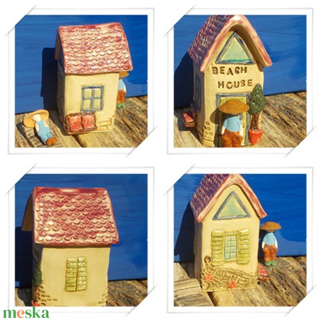 Tengerparti  ház - otthon & életmód - dekoráció - asztal és polc dekoráció - asztaldísz - Meska.hu Tengerparti  ház - otthon & életmód - dekoráció - asztal és polc dekoráció - asztaldísz - Meska.hu