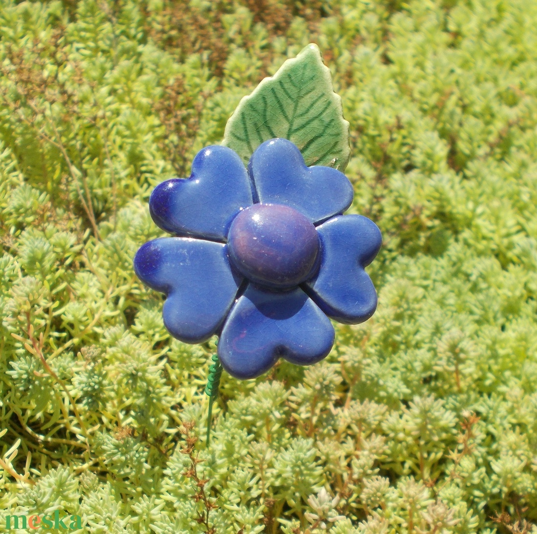 Kék virág ,levéllel - otthon & életmód - ház & kert - növény & veteményes - Meska.hu Kék virág ,levéllel - otthon & életmód - ház & kert - növény & veteményes - Meska.hu
