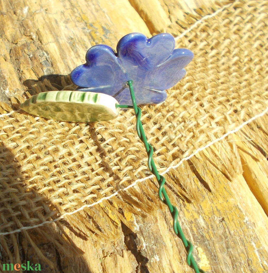 Kék virág ,levéllel - otthon & életmód - ház & kert - növény & veteményes - Meska.hu Kék virág ,levéllel - otthon & életmód - ház & kert - növény & veteményes - Meska.hu