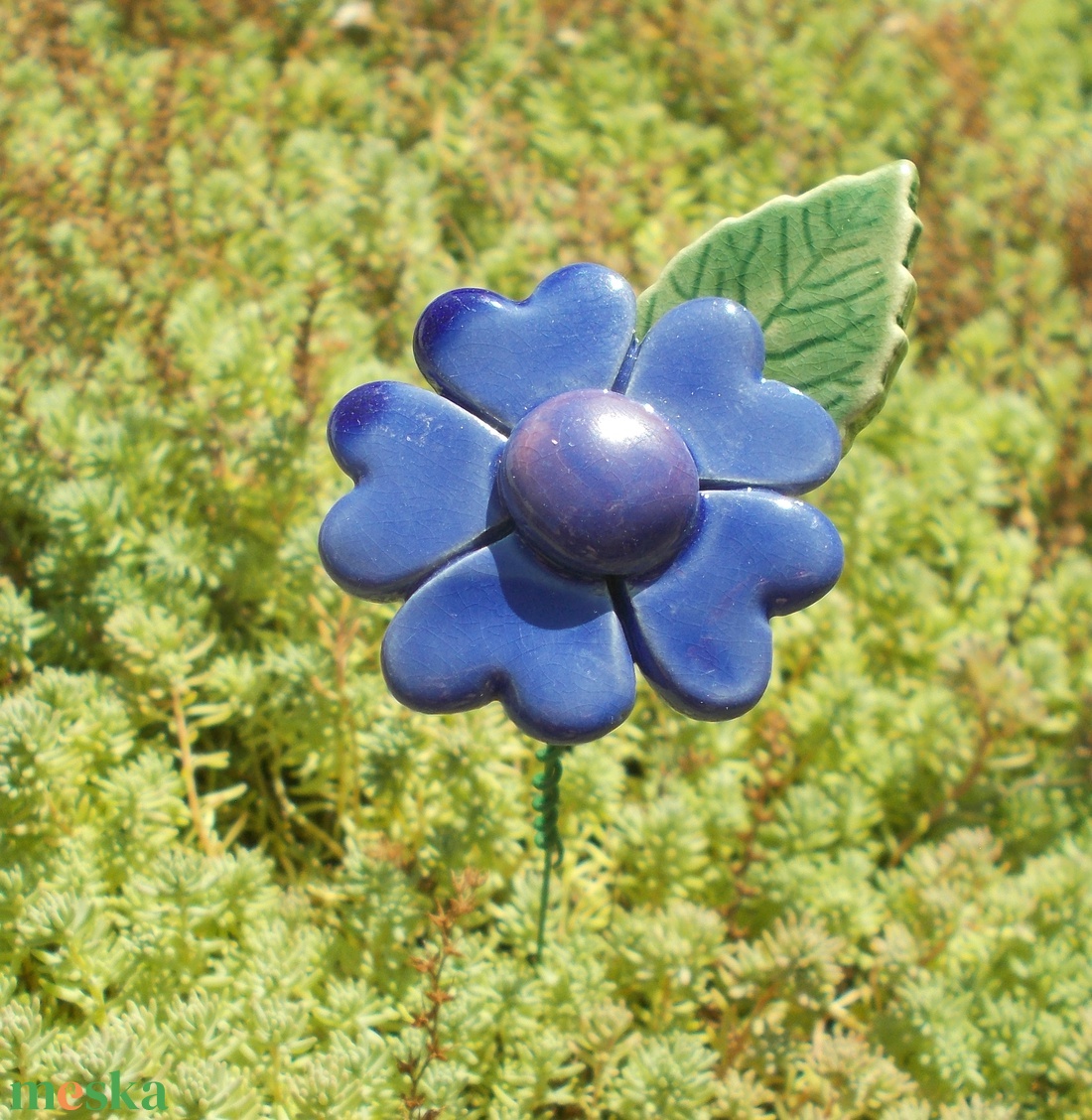 Kék virág ,levéllel - otthon & életmód - ház & kert - növény & veteményes - Meska.hu Kék virág ,levéllel - otthon & életmód - ház & kert - növény & veteményes - Meska.hu